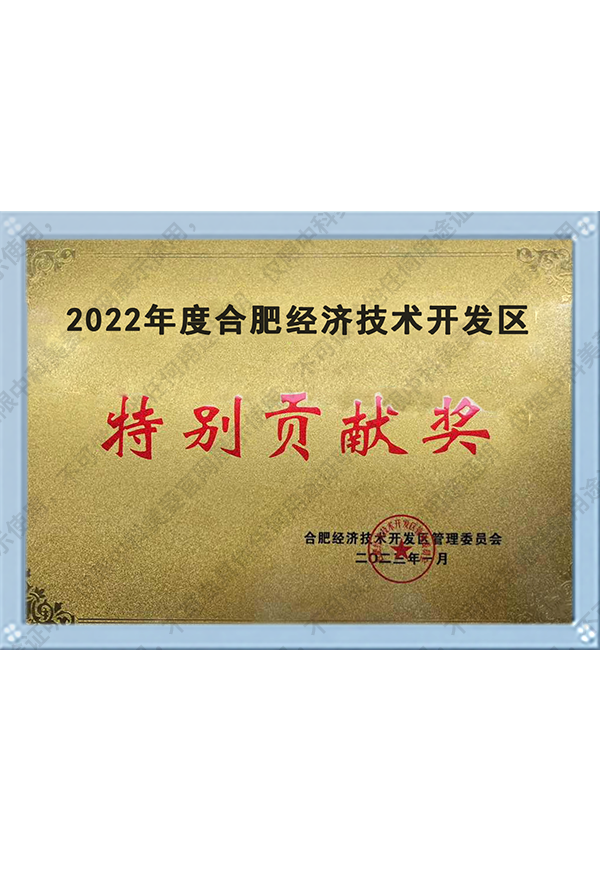 2022年度合肥經(jīng)濟(jì)技術(shù)開發(fā)區(qū)特別貢獻(xiàn)獎(jiǎng)